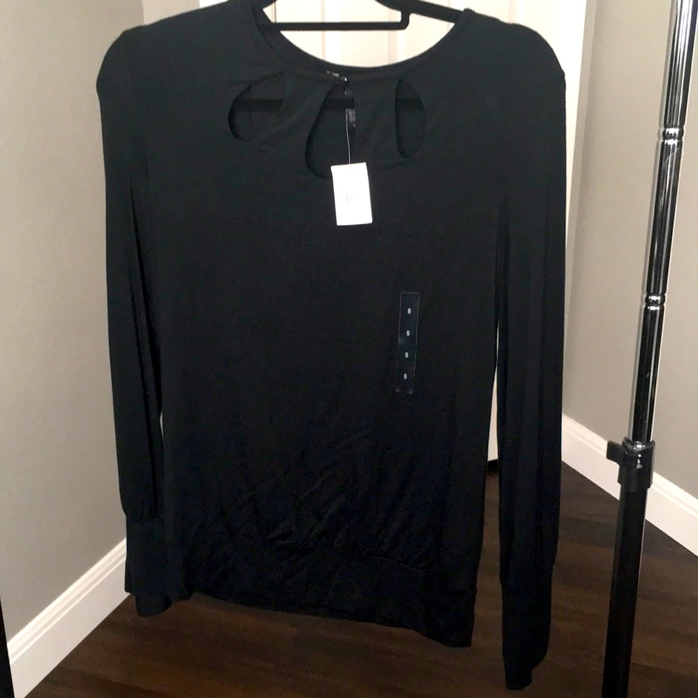 NWT Banana Republic top with cut outs detail